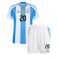 Argentina Alexis Mac Allister #20 Hjemmedraktsett Barn Copa America 2024 Kortermet (+ Korte bukser)